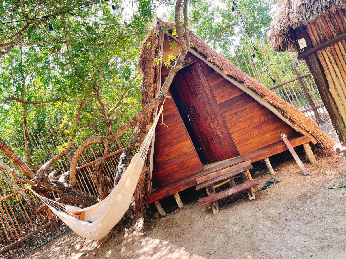 La Aldea Holbox Cabanas Y Camping Eksteriør bilde